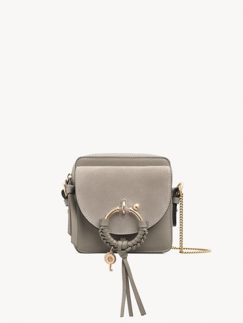 Motty Grey Chloe Joan Camera Shoulder Bags | CHE-SR14629