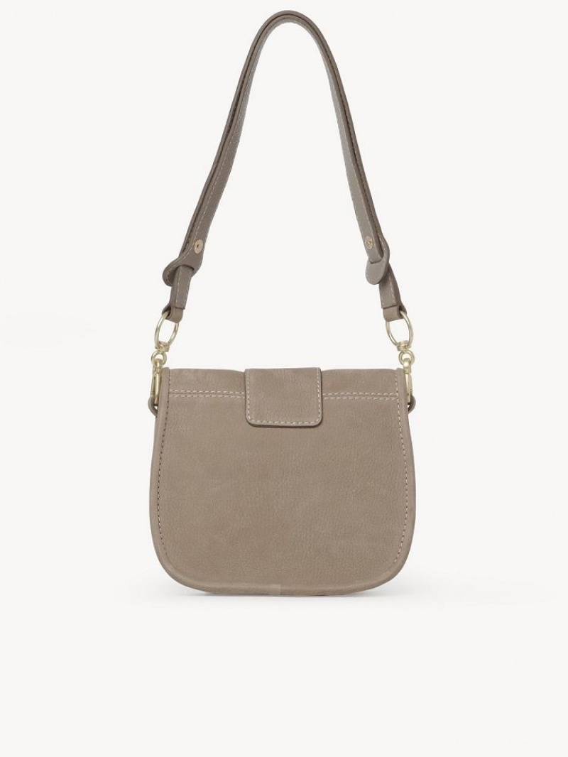 Motty Grey Chloe Saddie Satchel Shoulder Bags | CHE-SR14666