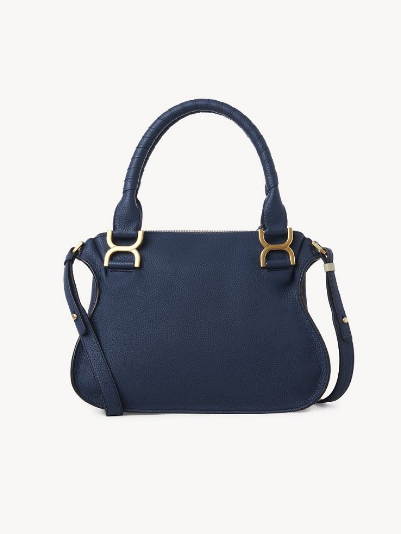 Navy Chloe Marcie Small Double Carry Crossbody Bags | CHE-SR13484