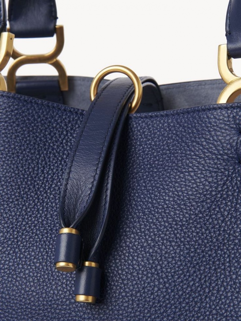 Night Blue Chloe Marcie Small Tote Bags | CHE-SR13334