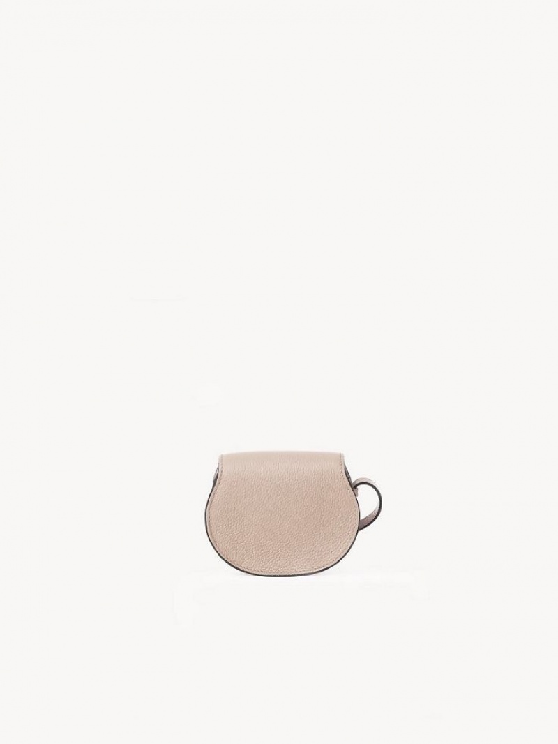 Nomad Beige Chloe Marcie Nano Saddle Mini Bags | CHE-SR13696