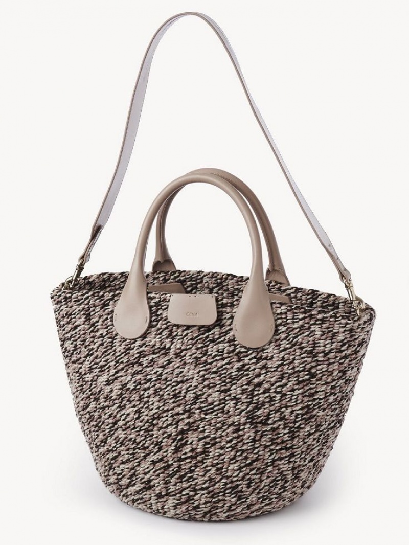 Nomad Beige Chloe Sabia Hamper Tote Bags | CHE-SR13337