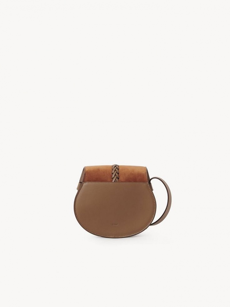 Ochre Delight Chloe Marcie Small Saddle Shoulder Bags | CHE-SR13414