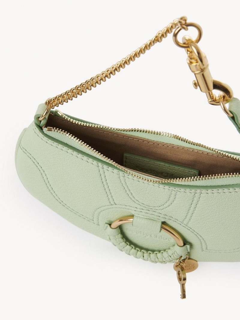 PASTEL GREEN Chloe Hana Clutch Mini Bags | CHE-SR14770