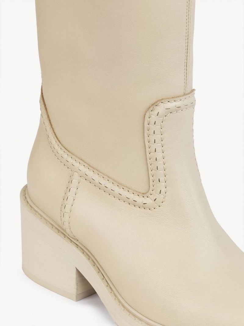 PEARLY GREY Chloe Mallo High Boots | CHE-SR14221