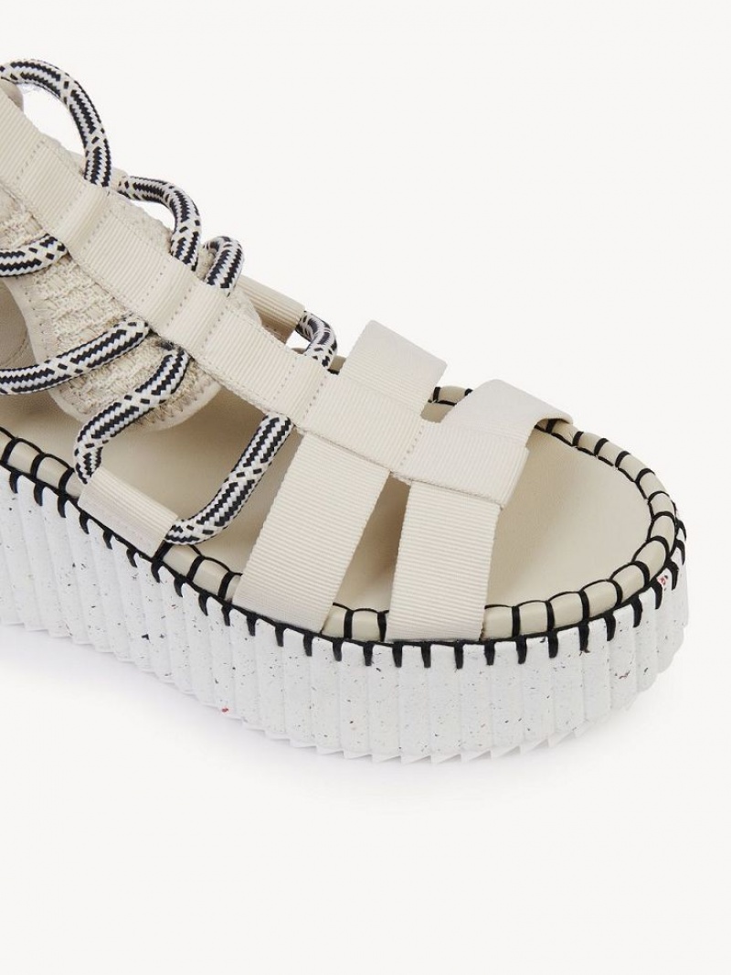 PEARLY GREY Chloe Nama Sandals | CHE-SR14147