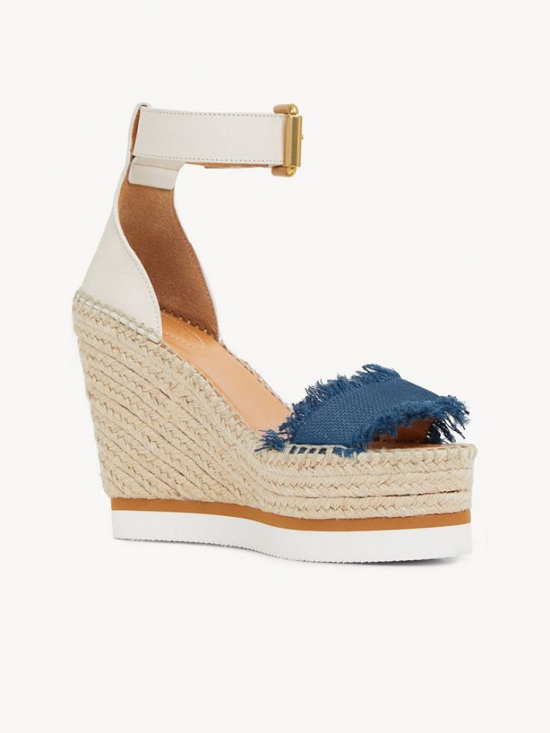 PETROL Chloe Glyn Fringed Espadrille Wedge | CHE-SR14827