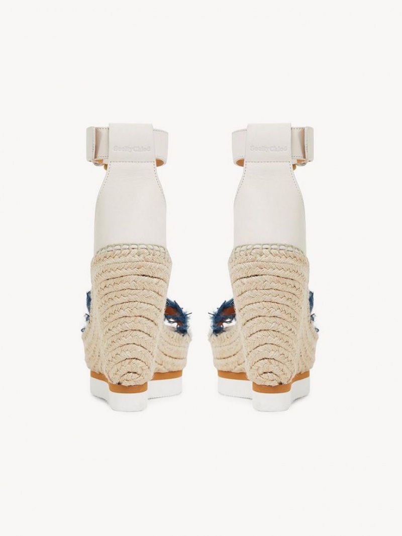 PETROL Chloe Glyn Fringed Espadrille Wedge | CHE-SR14827