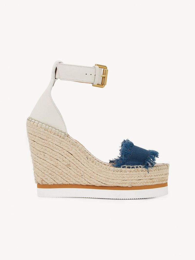 PETROL Chloe Glyn Fringed Espadrille Wedge | CHE-SR14827