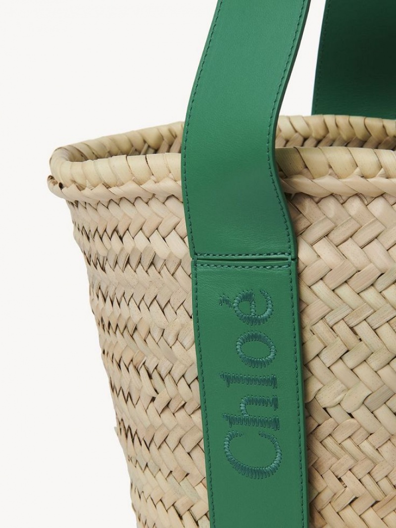 POP GREEN Chloe Sense Medium Baskets | CHE-SR13641