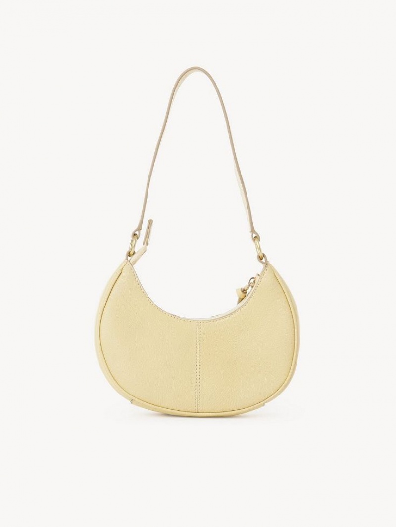 PURE YELLOW Chloe Hana Half Moon Shoulder Bags | CHE-SR14661