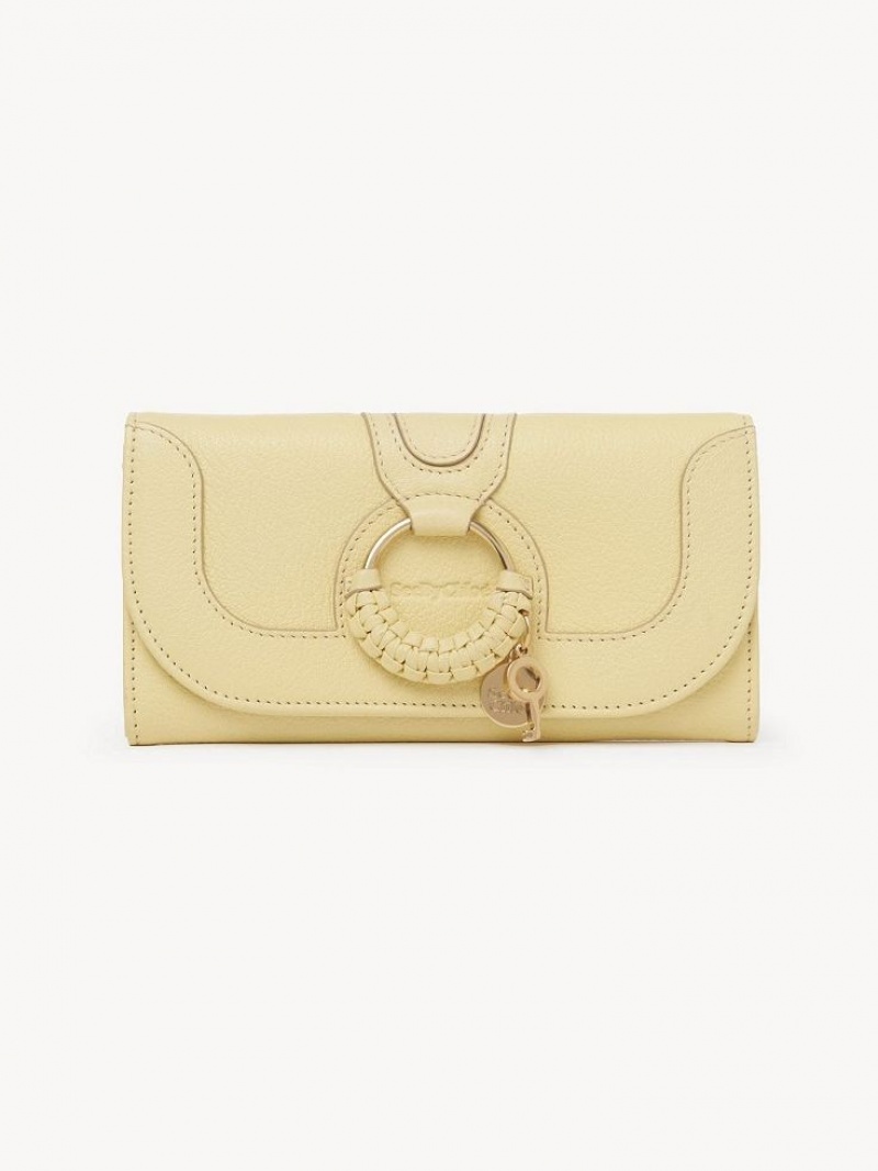 PURE YELLOW Chloe Hana Long Wallets | CHE-SR14919