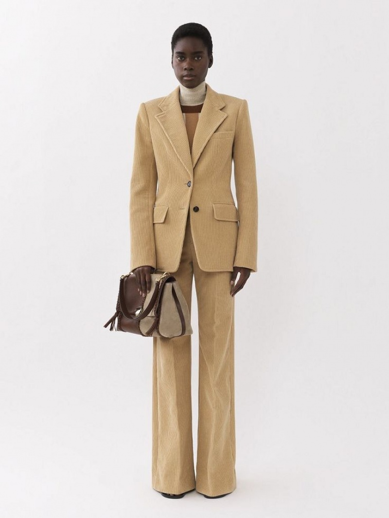 Pearl Beige Chloe Tailored Suiting | CHE-SR14068