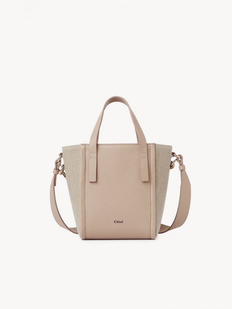 Powder Beige Chloe Sense Small Shoulder Bags | CHE-SR13418