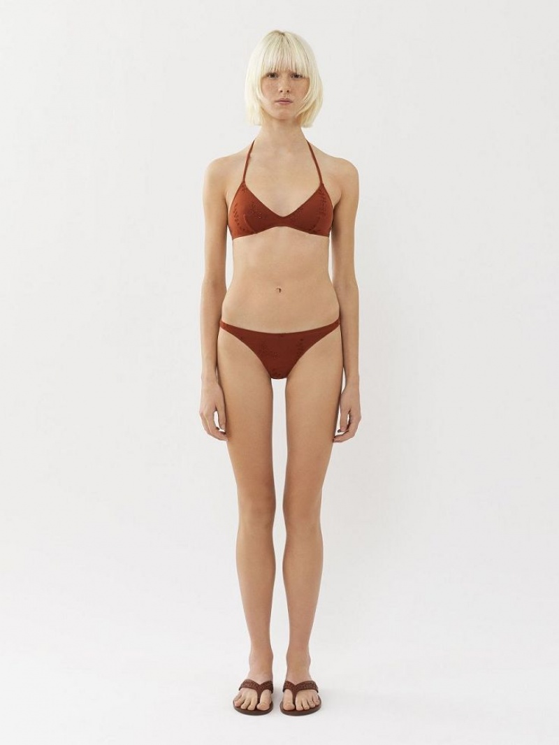 Red Ochre Chloe X Eres Papuasia Triangle Beachwear | CHE-SR14128