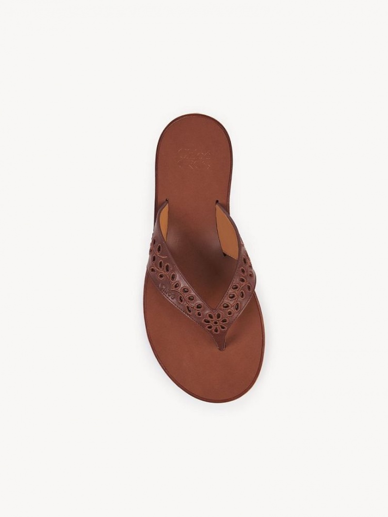 Red Ochre Chloe X Eres Paz Flat Sandals | CHE-SR14145