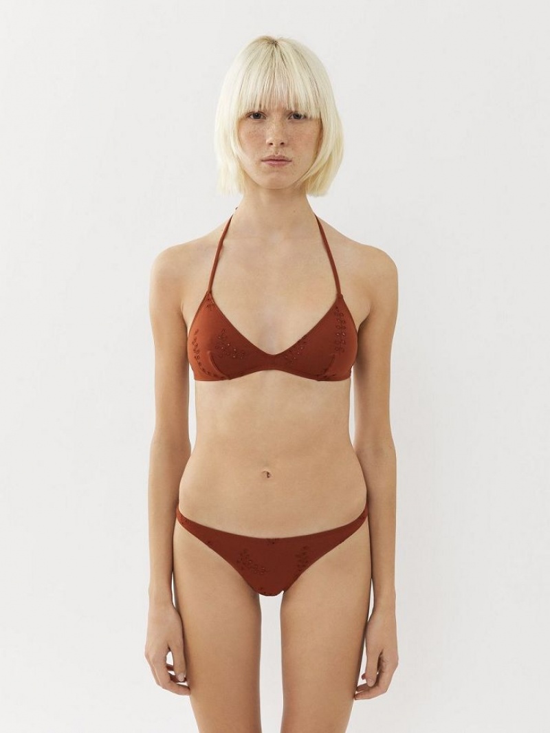 Red Ochre Chloe X Eres Peru Bikini Bottom Beachwear | CHE-SR14129