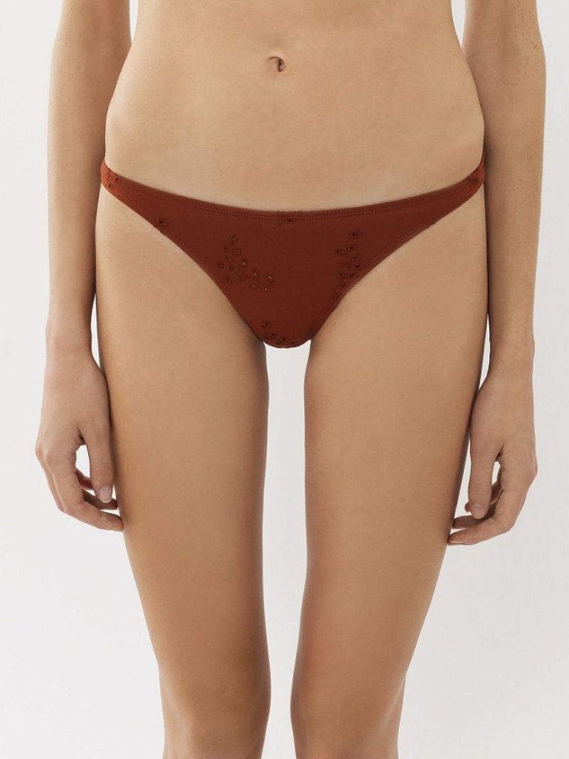 Red Ochre Chloe X Eres Peru Bikini Bottom Beachwear | CHE-SR14129