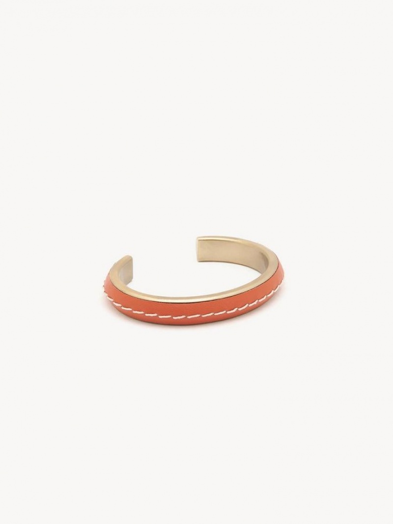 SCARLET ORANGE Chloe Edith Cuff Bracelets | CHE-SR14360