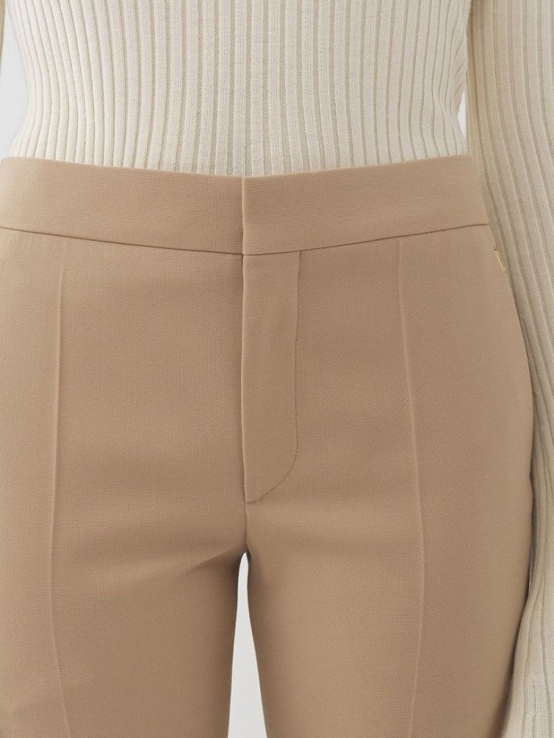 SOFT TAN Chloe Cropped Pants | CHE-SR14000