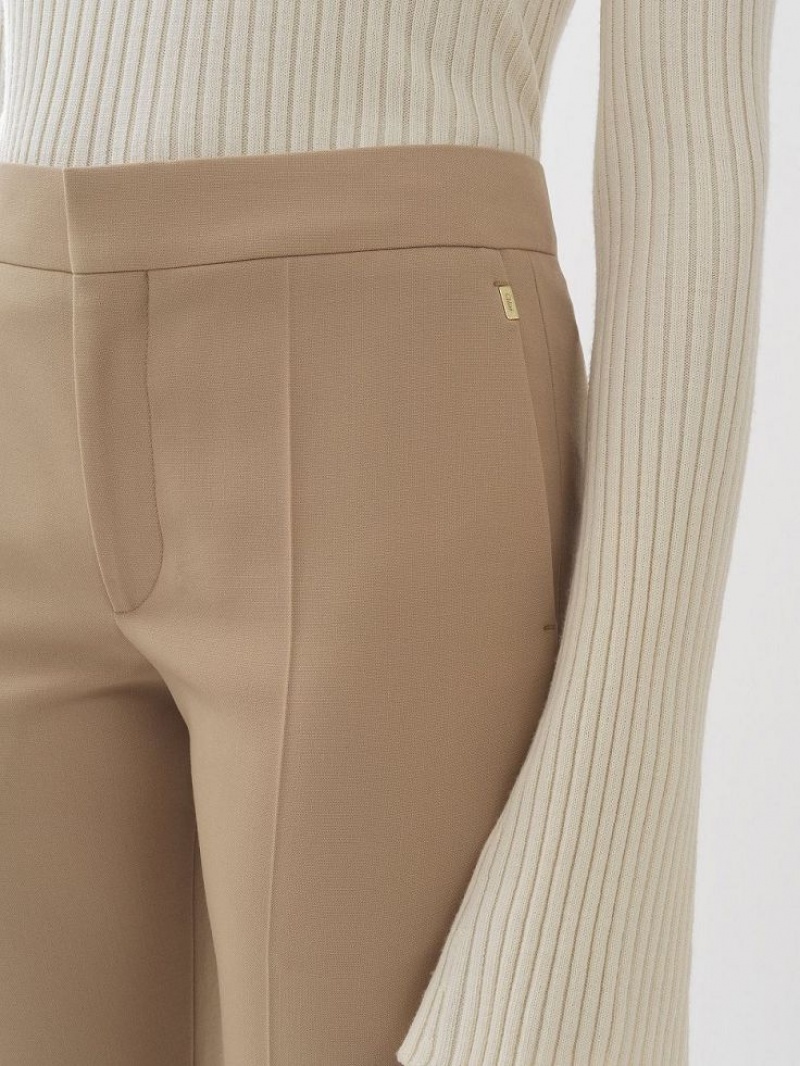 SOFT TAN Chloe Cropped Pants | CHE-SR14000