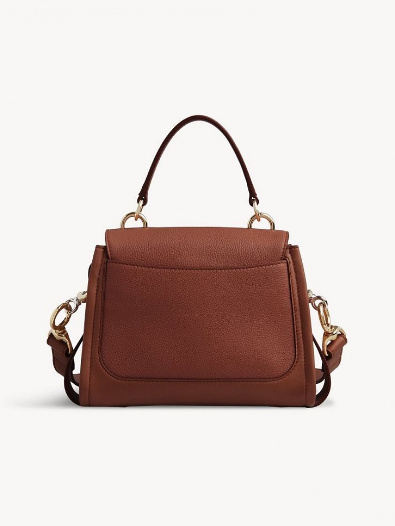 Sepia Brown Chloe Mini Tess Day Crossbody Bags | CHE-SR13479