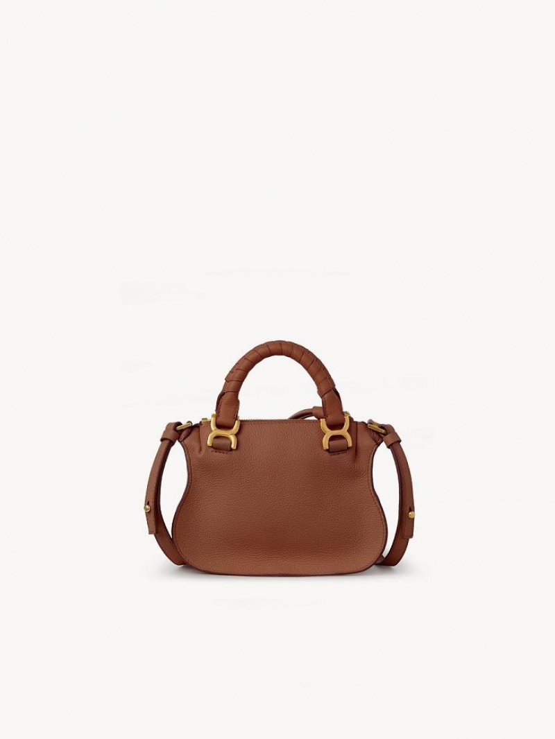 Tan Chloe Marcie Mini Double Carry Crossbody Bags | CHE-SR13555