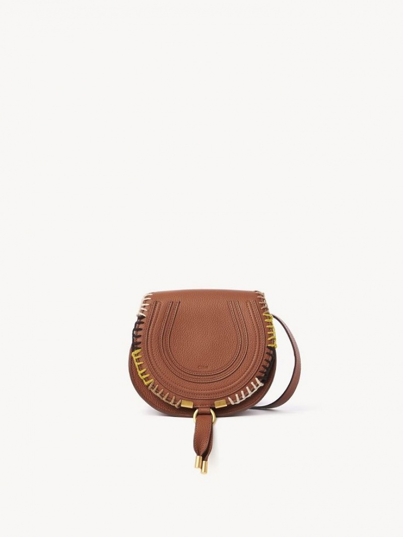 Tan Chloe Marcie Small Crossbody Bags | CHE-SR13474