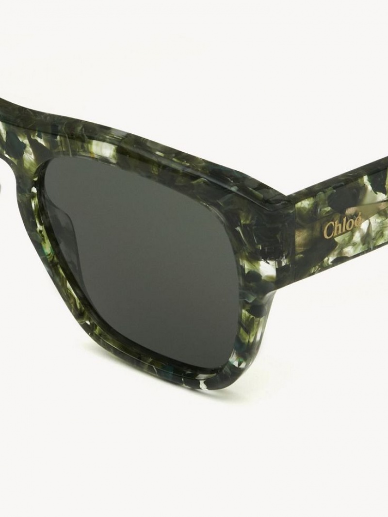 VEGETAL GREEN Chloe Gayia Sunglasses | CHE-SR14580