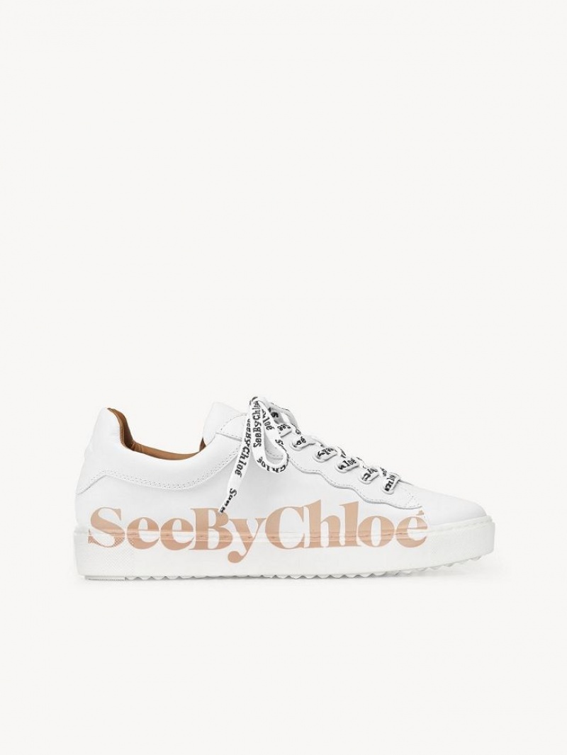 White Chloe Essie Sneakers | CHE-SR14850