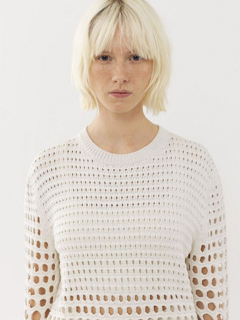 White Chloe Generous Knitwear | CHE-SR13931