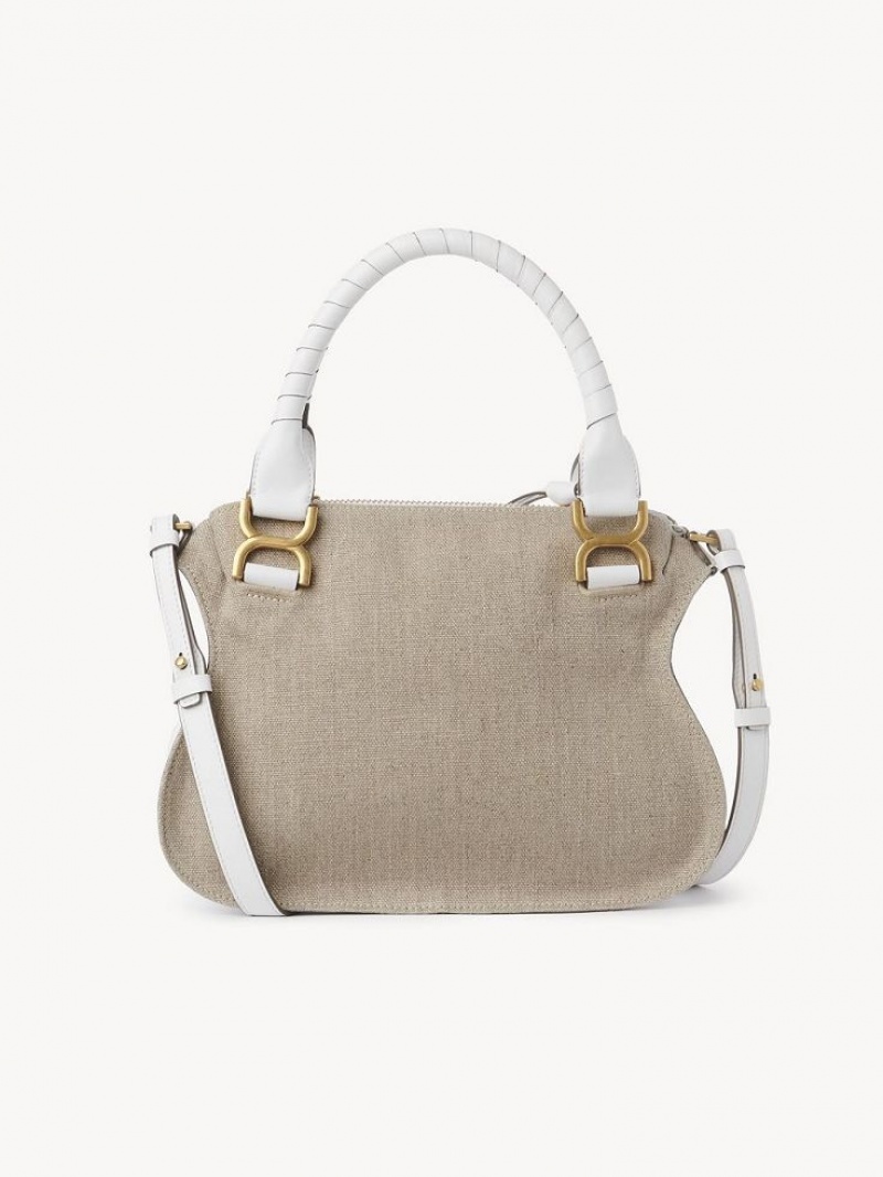 White Chloe Marcie Small Double Carry Crossbody Bags | CHE-SR13595