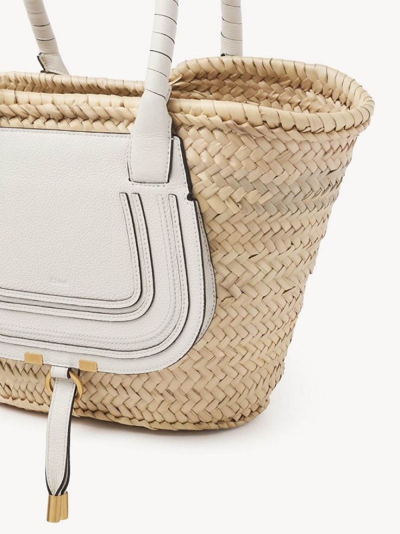 White Chloe Medium Marcie Baskets | CHE-SR13632