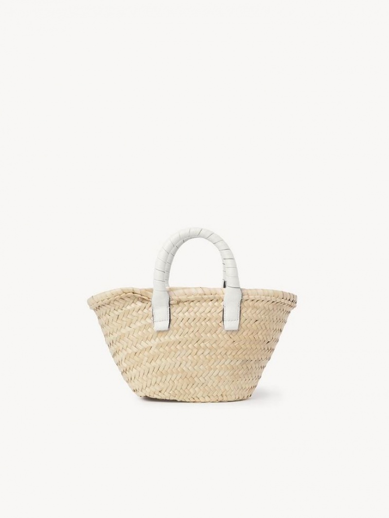 White Chloe Mini Marcie Baskets | CHE-SR13631