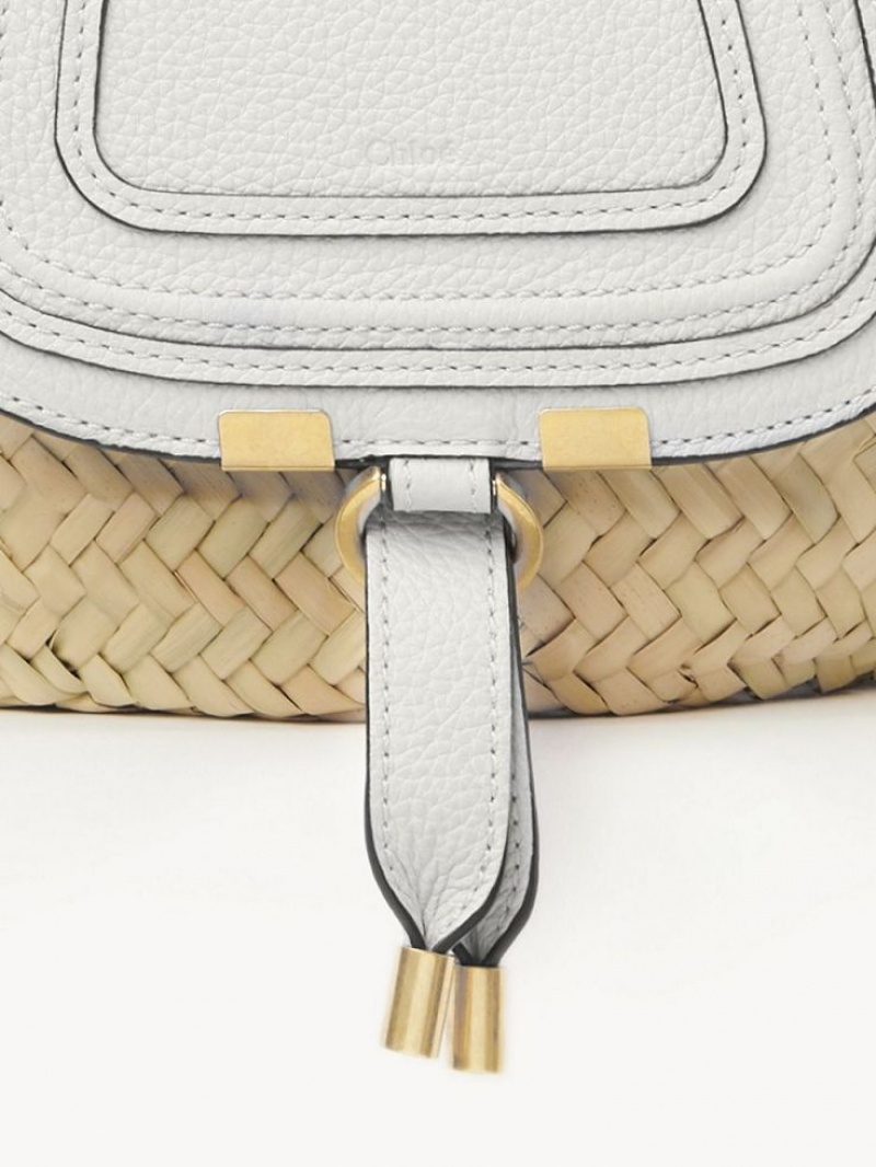 White Chloe Mini Marcie Baskets | CHE-SR13631