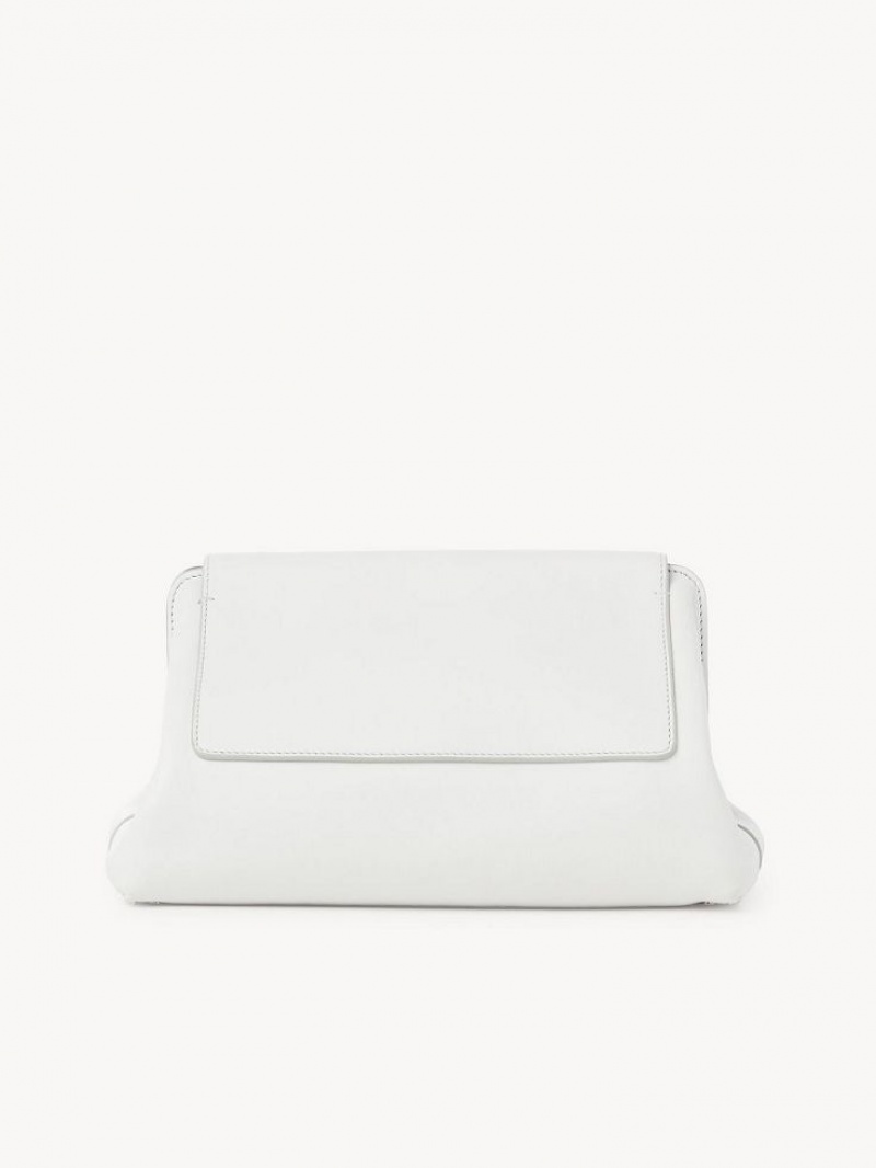 White Chloe Penelope Clutches | CHE-SR13759