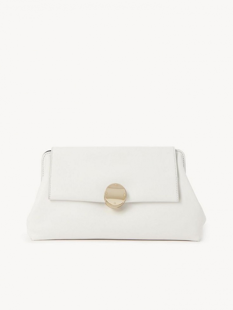 White Chloe Penelope Clutches | CHE-SR13759