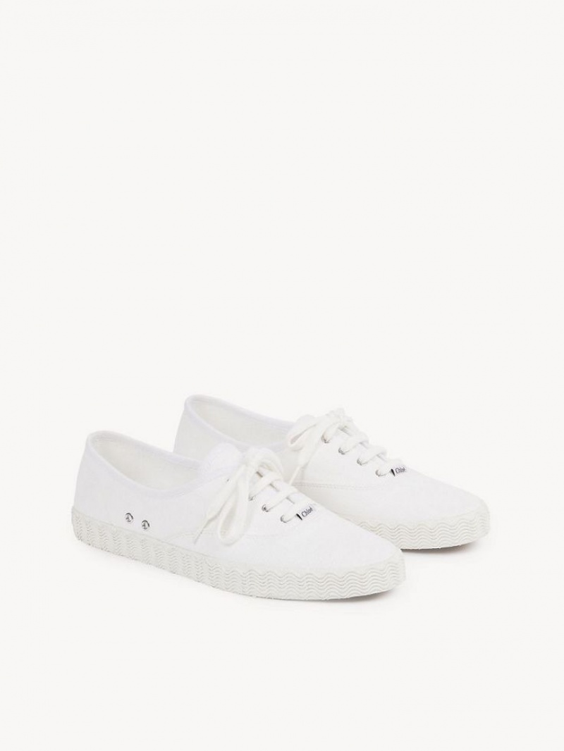 White Chloe Robyn Sneakers | CHE-SR14189