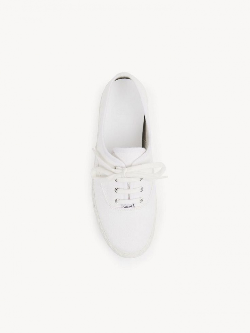 White Chloe Robyn Sneakers | CHE-SR14189