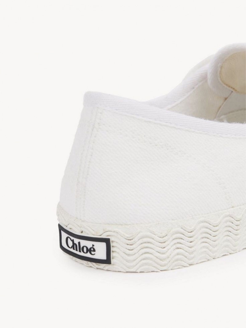 White Chloe Robyn Sneakers | CHE-SR14189